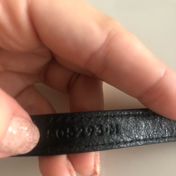 Balenciaga giant arena wrap leather bracelet - Picture 9 of 10